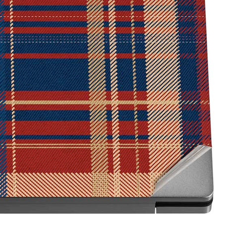 Red and Blue Plaid Dell XPS Skin