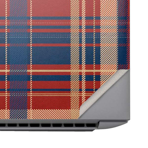 Red and Blue Plaid HP ZBook Fury 16 G10 Skin