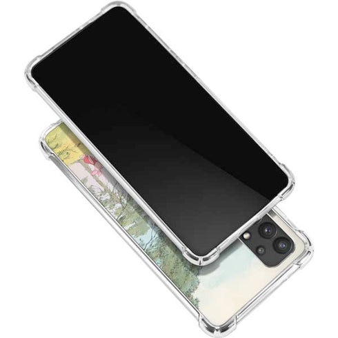 Disney Winnie the Pooh Red Ballon Galaxy A32 5G Clear Case