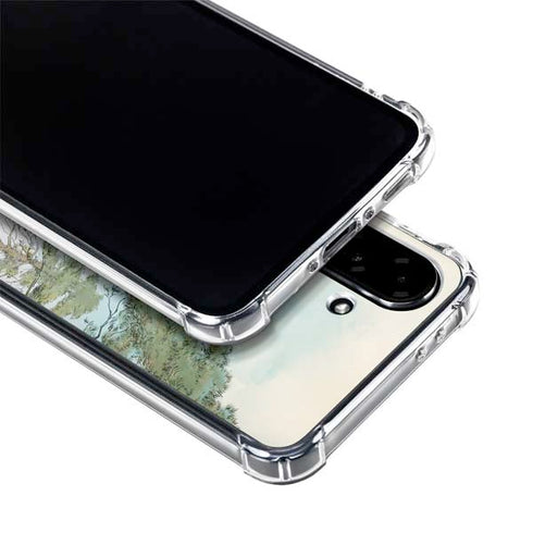 Disney Winnie the Pooh Red Ballon Galaxy A36 5G Clear Case