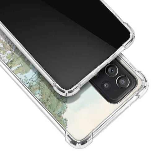 Disney Winnie the Pooh Red Ballon Galaxy A52 5G Clear Case