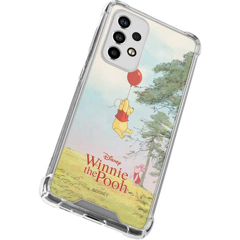Disney Winnie the Pooh Red Ballon Galaxy A53 5G Clear Case