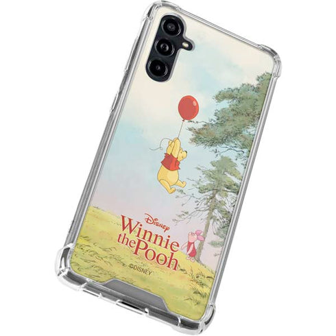 Disney Winnie the Pooh Red Ballon Galaxy A54 5G Clear Case