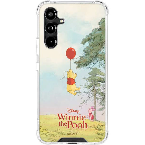 Disney Winnie the Pooh Red Ballon Galaxy A54 5G Clear Case