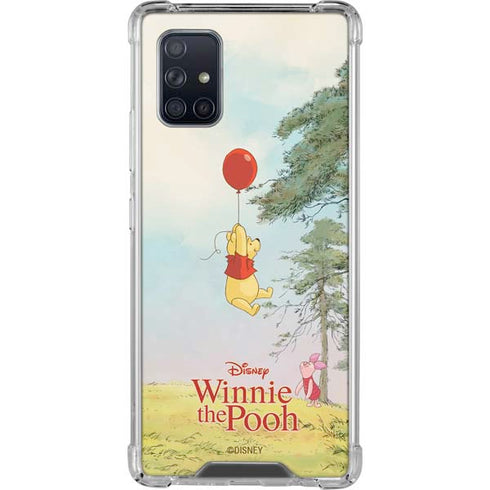 Disney Winnie the Pooh Red Ballon Galaxy A71 5G Clear Case
