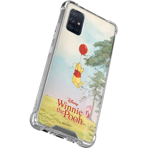 Disney Winnie the Pooh Red Ballon Galaxy A71 5G Clear Case