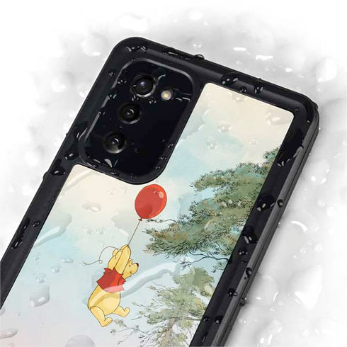 Disney Winnie the Pooh Red Ballon Galaxy Note20 5G Waterproof Case