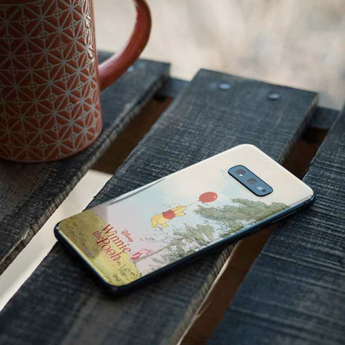 Disney Winnie the Pooh Red Ballon Galaxy S10e Skin