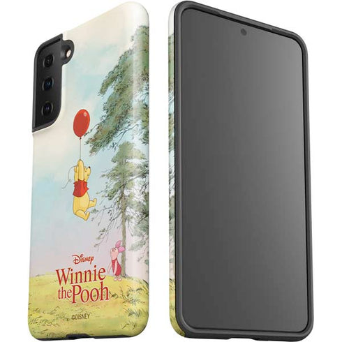 Disney Winnie the Pooh Red Ballon Galaxy S21 Plus 5G Pro Case