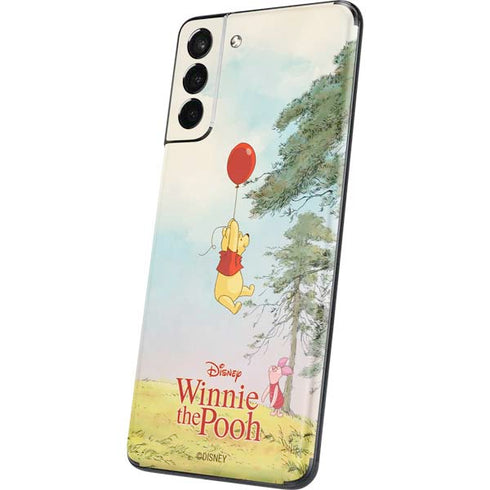 Disney Winnie the Pooh Red Ballon Galaxy S21 Plus 5G Skin