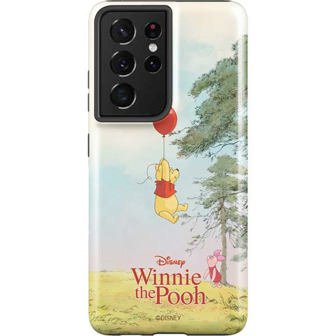 Disney Winnie the Pooh Red Ballon Galaxy S21 Ultra 5G Pro Case