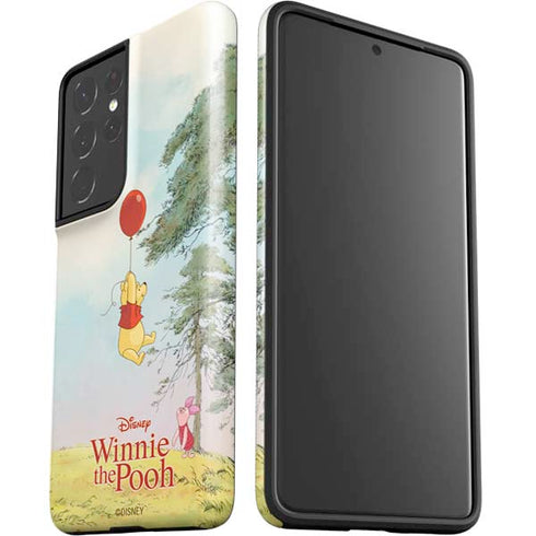 Disney Winnie the Pooh Red Ballon Galaxy S21 Ultra 5G Pro Case