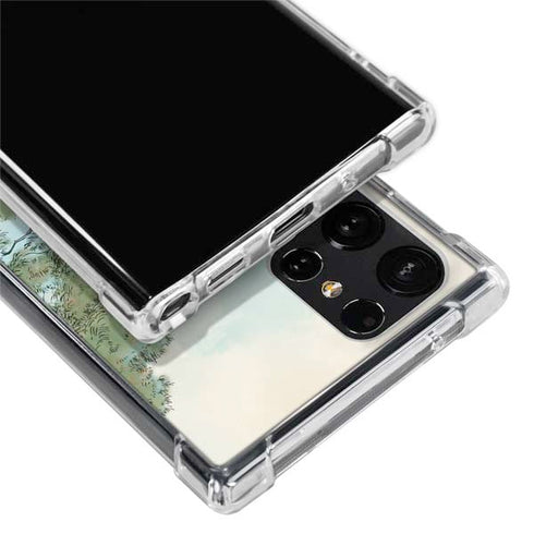 Disney Winnie the Pooh Red Ballon Galaxy S22 Ultra Clear Case