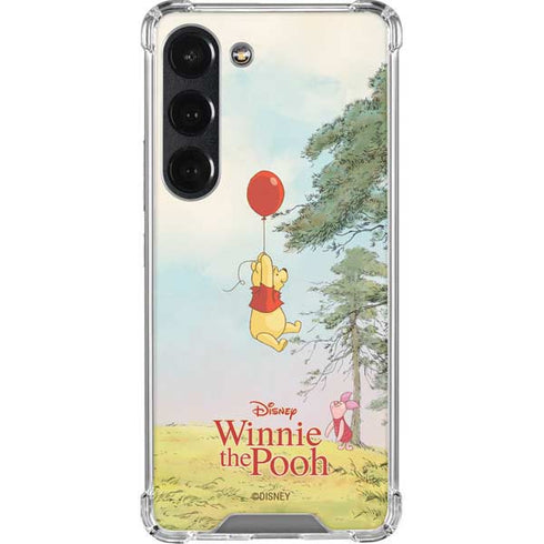 Disney Winnie the Pooh Red Ballon Galaxy S23 Clear Case