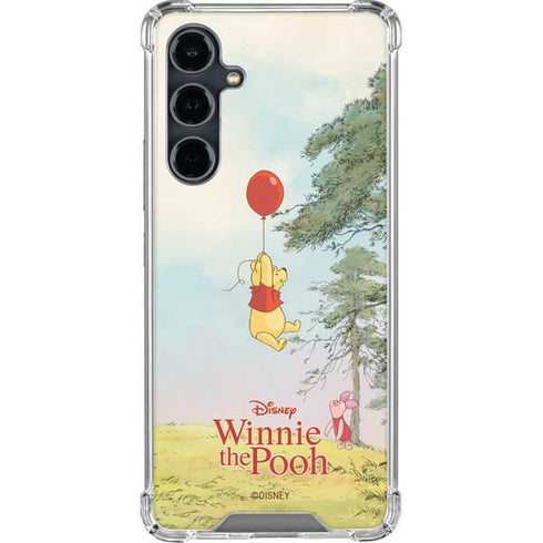 Disney Winnie the Pooh Red Ballon Galaxy S23 FE Clear Case