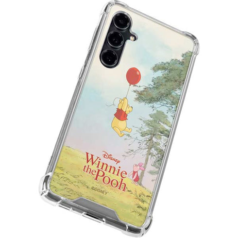 Disney Winnie the Pooh Red Ballon Galaxy S23 FE Clear Case