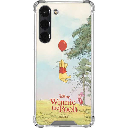 Disney Winnie the Pooh Red Ballon Galaxy S23 Plus Clear Case