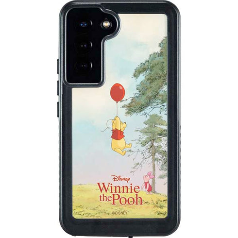 Disney Winnie the Pooh Red Ballon Galaxy S23 Plus Waterproof Case