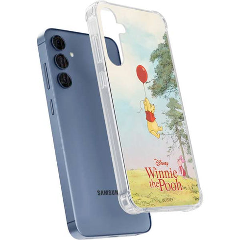 Disney Winnie the Pooh Red Ballon Galaxy S24 Clear Case