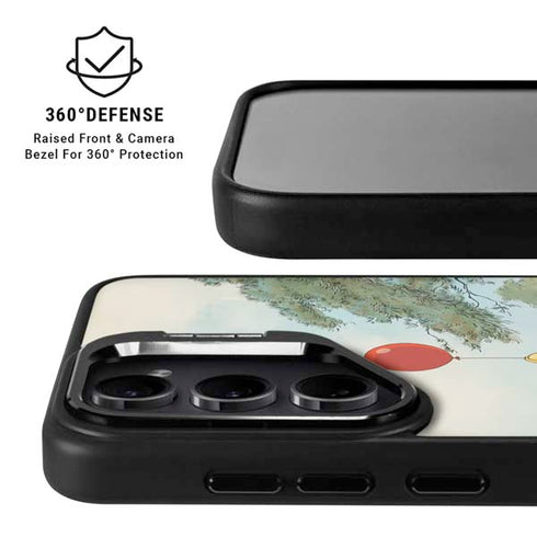 Disney Winnie the Pooh Red Ballon Galaxy S25 Plus Kickstand Case