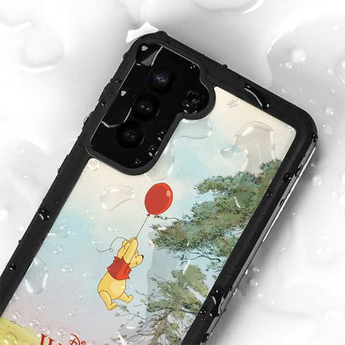 Disney Winnie the Pooh Red Ballon Galaxy S24 Plus Waterproof Case