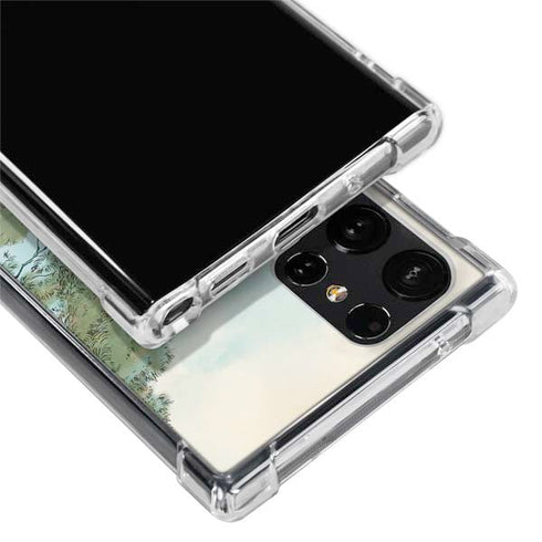 Disney Winnie the Pooh Red Ballon Galaxy S24 Ultra Clear Case