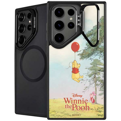 Disney Winnie the Pooh Red Ballon Galaxy S25 Ultra Kickstand Case