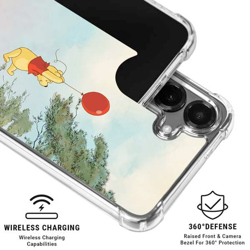 Disney Winnie the Pooh Red Ballon Galaxy S26 Clear Case