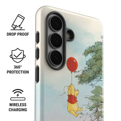 Disney Winnie the Pooh Red Ballon Galaxy S26 Plus Impact Case