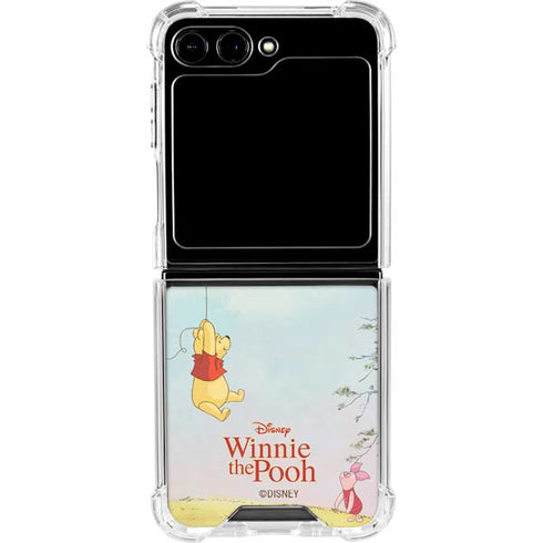 Disney Winnie the Pooh Red Ballon Galaxy Z Flip5 5G Clear Case