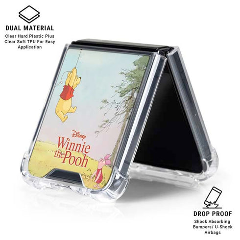 Disney Winnie the Pooh Red Ballon Galaxy Z Flip6 Clear Case
