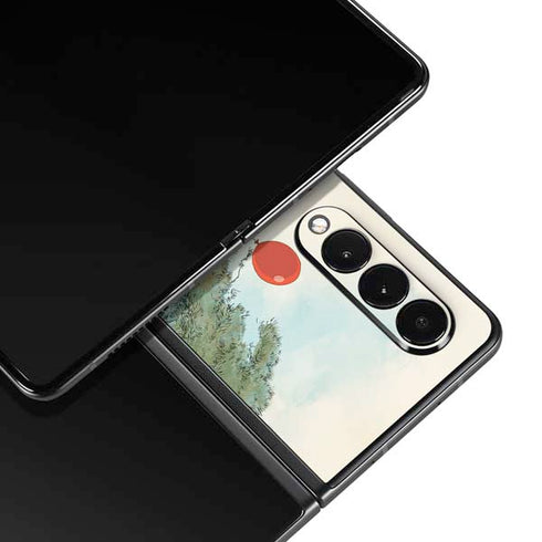 Disney Winnie the Pooh Red Ballon Galaxy Z Fold3 5G Skin