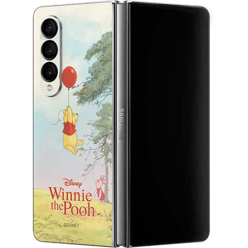 Disney Winnie the Pooh Red Ballon Galaxy Z Fold4 5G Skin