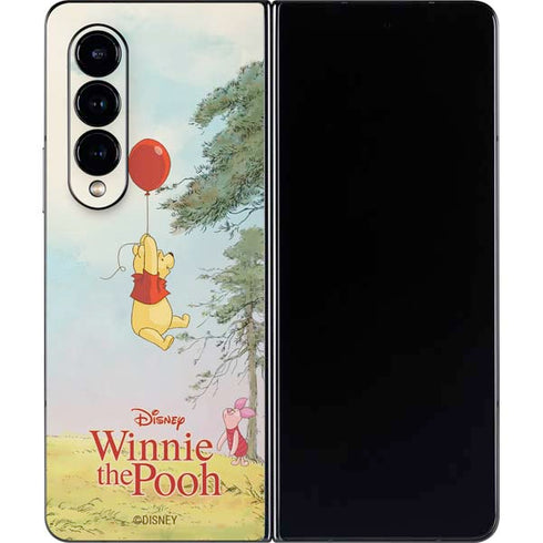 Disney Winnie the Pooh Red Ballon Galaxy Z Fold4 5G Skin