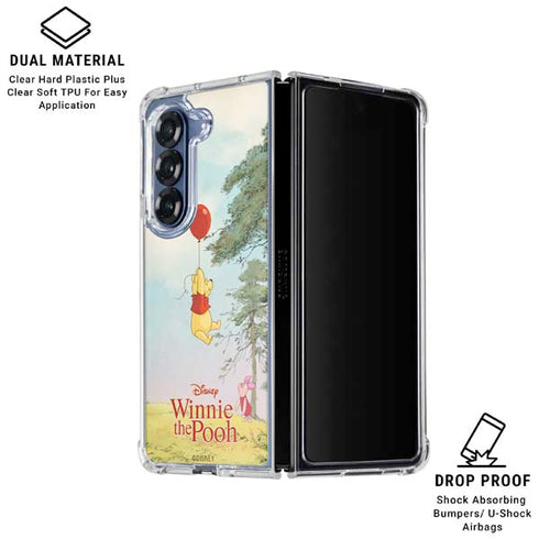 Disney Winnie the Pooh Red Ballon Galaxy Z Fold6 Clear Case