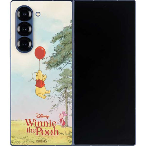 Disney Winnie the Pooh Red Ballon Galaxy Z Fold6 Skin
