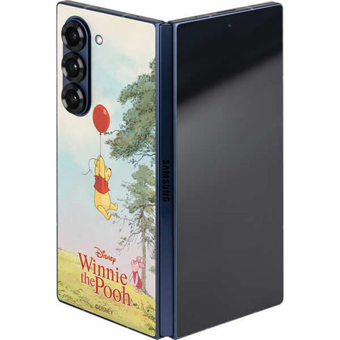 Disney Winnie the Pooh Red Ballon Galaxy Z Fold6 Skin