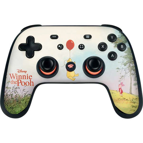 Disney Winnie the Pooh Red Ballon Google Stadia Controller Skin