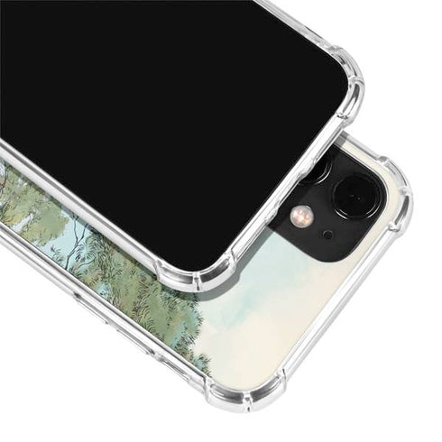 Disney Winnie the Pooh Red Ballon iPhone 12 Clear Case