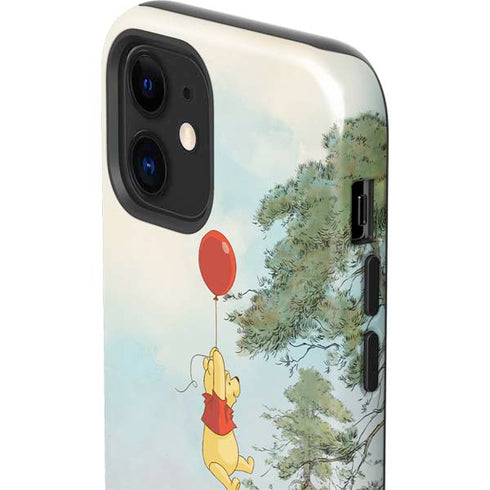Disney Winnie the Pooh Red Ballon iPhone 12 Mini Impact Case