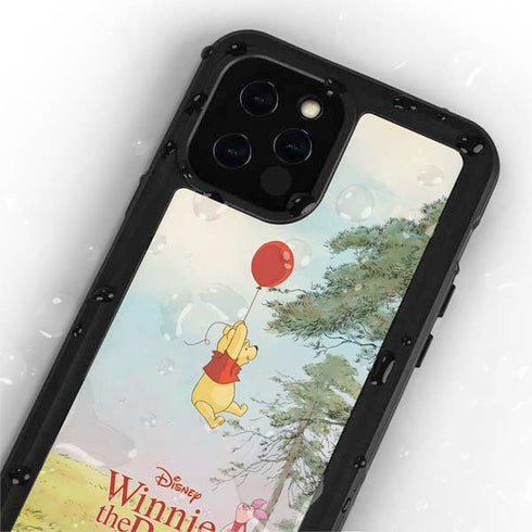Disney Winnie the Pooh Red Ballon iPhone 12 Pro Waterproof Case