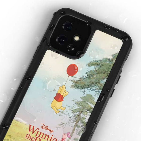Disney Winnie the Pooh Red Ballon iPhone 12 Waterproof Case