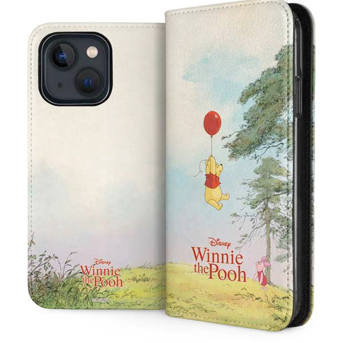 Disney Winnie the Pooh Red Ballon iPhone 13 Folio Case
