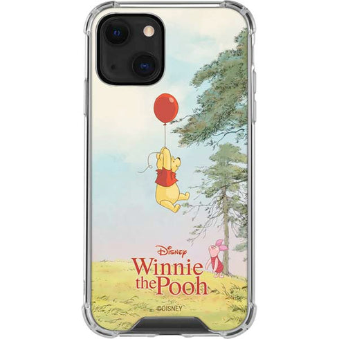 Disney Winnie the Pooh Red Ballon iPhone 13 Mini Clear Case