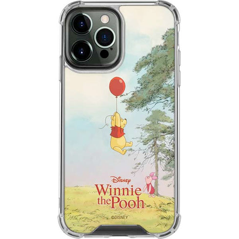Disney Winnie the Pooh Red Ballon iPhone 13 Pro Max Clear Case