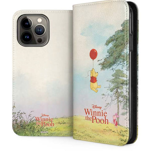Disney Winnie the Pooh Red Ballon iPhone 13 Pro Max Folio Case