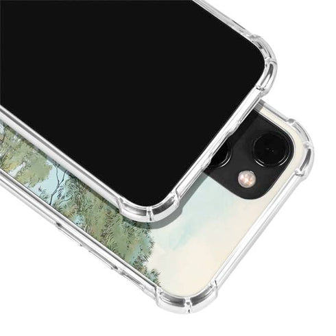 Disney Winnie the Pooh Red Ballon iPhone 14 Clear Case