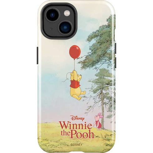 Disney Winnie the Pooh Red Ballon iPhone 14 Plus Impact Case