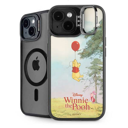 Disney Winnie the Pooh Red Ballon iPhone 14 Plus Kickstand Case