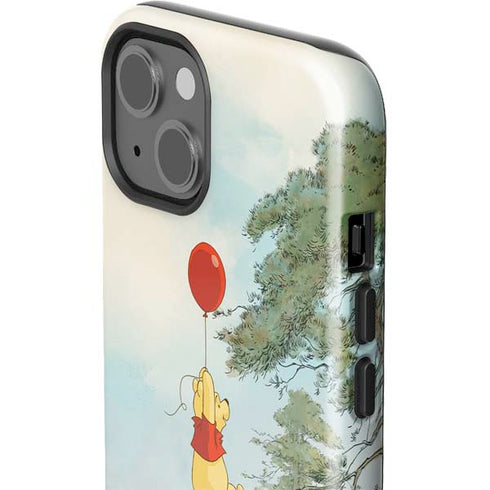 Disney Winnie the Pooh Red Ballon iPhone 15 Impact Case